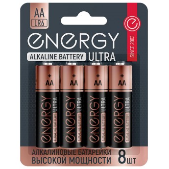 Батарейки алкалиновые ENERGY Ultra LR6/8B (АА), 8 шт.